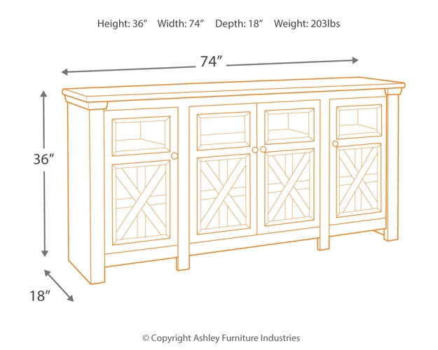 Bolanburg Extra Large TV Stand