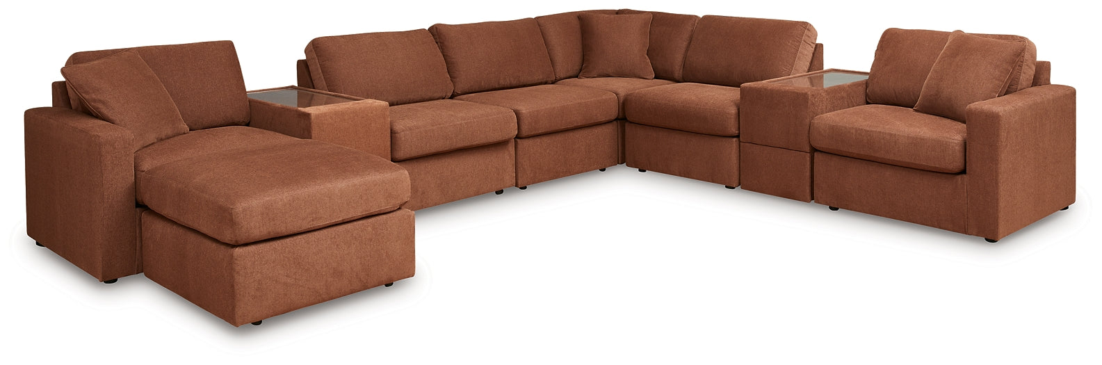 Modmax 8-Piece Sectional with Ottoman