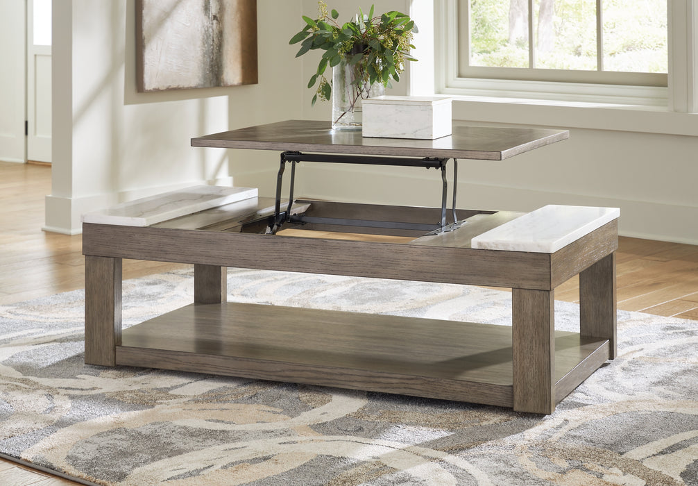 Loyaska Coffee Table with 2 End Tables