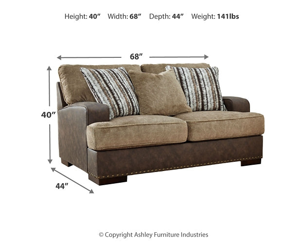 Alesbury Sofa and Loveseat