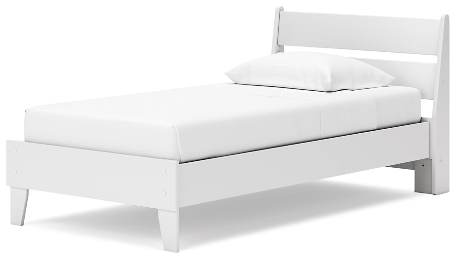 Ashley Express - Socalle Twin Panel Platform Bed with Nightstand