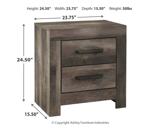 Ashley Express - Wynnlow Two Drawer Night Stand