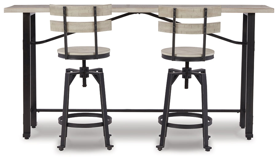 Ashley Express - Karisslyn Counter Height Dining Table and 2 Barstools