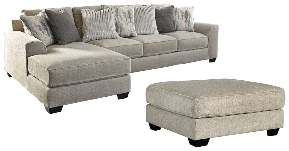 Ardsley 2-Piece Sectional with Ottoman