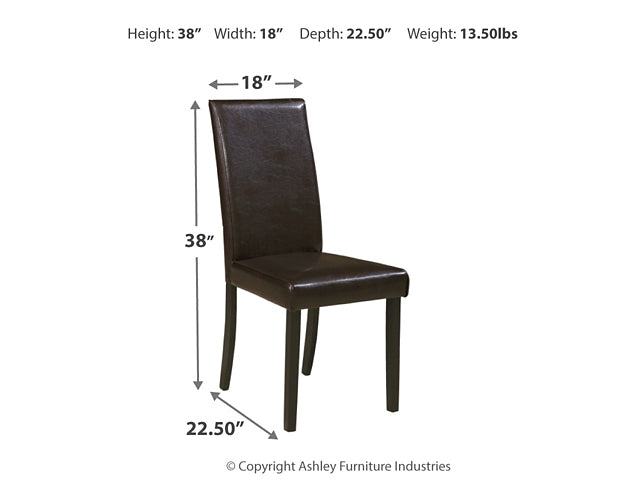 Ashley Express - Kimonte Dining Table and 4 Chairs