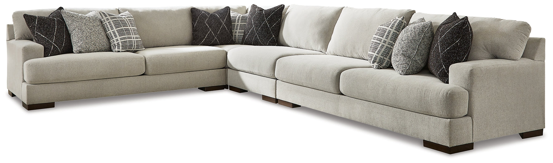 Artsie 4-Piece Sectional with Ottoman