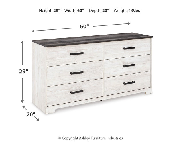 Ashley Express - Shawburn Six Drawer Dresser