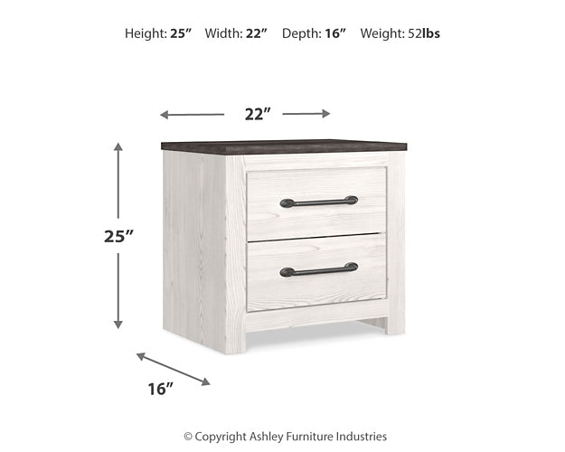 Gerridan Queen Panel Bed with Mirrored Dresser and Nightstand