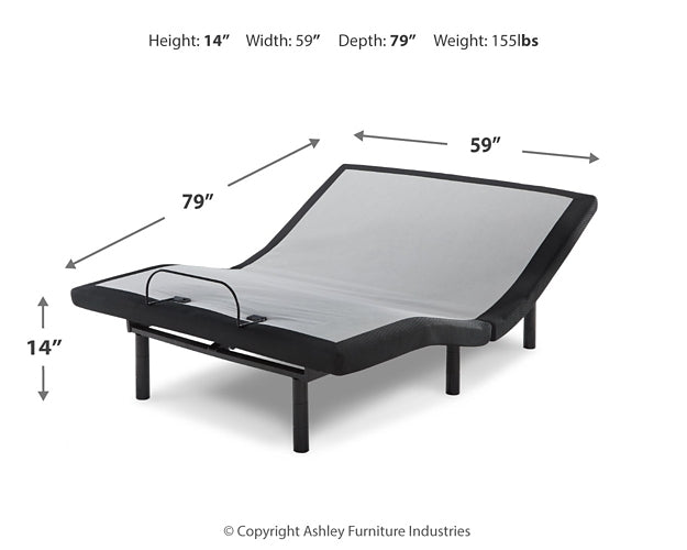 Chime 10 Inch Hybrid Mattress with Adjustable Base