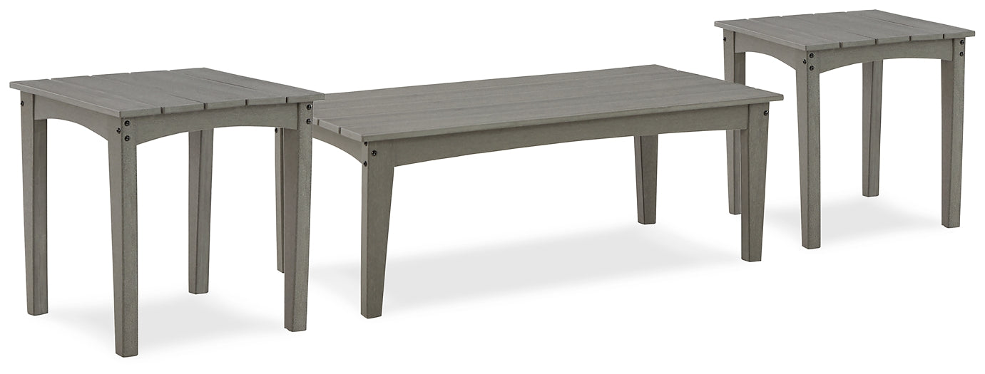 Ashley Express - Visola Outdoor Coffee Table with 2 End Tables